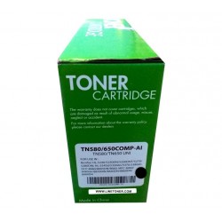 Toner compatible BROTHER TN-580/650, 8,000 páginas